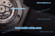 Hublot Big Bang Swiss Valjoux 7750 Automatic Movement PVD Case with Black Dial and Blue Markers