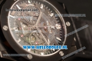 Hublot Classic Fusion Chronograph 7750 Auto PVD Case with Black Dial and Black Leather Strap