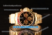 Rolex Daytona Rainbow 316L Steel Case With Clone Rolex 4130 1:1 Clone 116509 EF