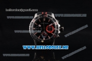 Ulysse Nardin Maxi Marine Diver Miyota OS20 Quartz Steel Case with Black Dial and Stick Markers Black Rubber Strap