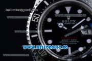 Rolex Sea-Dweller Swiss ETA 2836/Super Swiss ETA 2836/Rolex 3235 Automatic Steel Case/Bracelet with Black Dial White Dot Markers - 1:1 Original (BP)