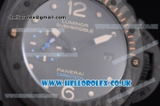 Panerai PAM 616 Luminor Submersible 1950 Carbotech – 3 Days Automatic Clone P.9000 Automatic Carbon Fiber Case with Skeleton Dial and Black Rubber Strap