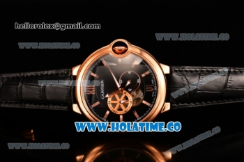 Cartier Ballon Bleu De 42MM Miyota 82S7 Automatic Rose Gold Case with Black Dial and Stick Markers