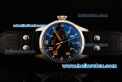 IWC Big Pilot Swiss Valjoux 7750 Automatic Movement Steel Case with Black Dial and Orange Arabic Numerals