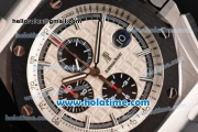 Audemars Piguet Royal Oak Offshore Chrono Swiss Valjoux 7750 Automatic Steel Case with Stick Markers and PVD Bezel- 1:1 Best Edition (NOOB)