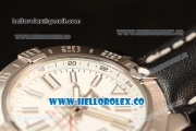 Breitling Avenger II GMT White Dial With Swiss ETA 2836 Automatic Leather Strap Best Edition A3239011/G778/435X/A20BA.1