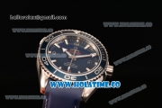 Omega Planet Ocean Clone 8500 Automatic Steel Case with Blue Dial and White Stick Markers (EF)