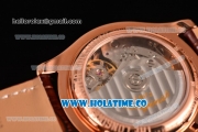 Longines Master Moonphase Chrono Swiss Valjoux 7751 Automatic Rose Gold Case with Diamonds Bezel Arabic Numeral Markers and White Dial - 1:1 Original