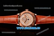 Corum Heritage Romvlvs Asia Automatic Rose Gold Case with White Dial and Roman Numeral Markers