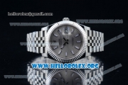 Rolex Datejust II Swiss ETA 2836 Automatic Steel Case with Sliver Dial Stick Markers and Stainless Steel Bracelet (BP)