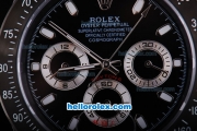 Rolex Daytona Chronograph Automatic PVD Case with Black Dial