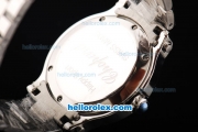 Chopard Happy Sport Miyota Quartz Movement Silver Markers with White Dial and Steel Strap-Lady Size