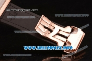Hublot MP-06 Senna Champion 88 Chrono Miyota Quartz Rose Gold Case with Skeleton Dial and Black Leather Strap