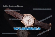 Omega Seamaster Aqua Terra 150 M Co-Axial Clone 8500 Automatic Rose Gold Case with White Dial and Diamonds Bezel (EF)