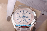 Omega Seamaster Working Chronograph Automatic with White Dial