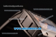 Richard Mille RM 023 Miyota 9015 Automatic PVD Case with Eagle Skeleton Dial and Black Rubber Strap