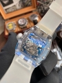 Richard Mille Tourbillon RM056 & RM 56-02 Snow Glass Full Transparent 1:1 High Quality Replica Watch (EUR)