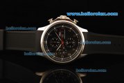 IWC Portuguese Yacht Club Automatic Movement Steel Case with Black Dial and Black Rubber Strap