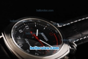 Ferrari California Automatic Movement Black Dial with Numeral Markers and Red Second Hand