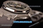 Audemars Piguet Royal Oak Offshore Chrono Miyota Quartz Steel Case with Coffee Dial and White Stick Markers (EF)