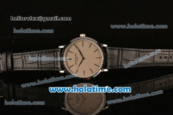 Patek Philippe Calatrava Miyota OS2035 Quartz Steel Case with Grey Dial and Stick Markers