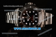 Rolex Sea-Dweller Clone Rolex 3135 Automatic PVD Case Black Dial With Dots Markers PVD Bracelet (BP)