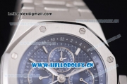 Audemars Piguet Royal Oak Perpetual Calendar Asia ST17 Automatic Stainless Steel Case/Bracelet with Blue Dial and Stick Markers (EF)