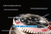 Rolex GTM-Master II 2836 Automatic Steel Case with Blue Dial Dots Markers and Steel Bracelet