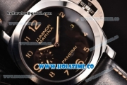 Panerai Luminor Marina 1950 3 Days PAM 359 Clone P.9000 Automatic Steel Case with Black Dial and Arabic Numeral Markers (ZF)