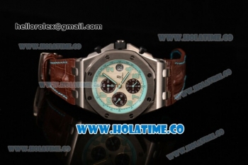 Audemars Piguet Royal Oak Offshore Montauk Highway Limited Edition Chrono Swiss Valjoux 7750 Automatic Steel Case with White Dial and Blue Markers - 1:1 Original (J12)