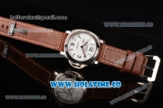 Panerai Luminor Daylight PAM 785 Clone P.5000 Manual Winding Steel Case with White Dial and Black Markers