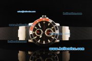 Ulysse Nardin Marine Power Reserve Automatic Movement Steel Case with Black Dial and Black Rubber Strap Ulysse Nardin Marine Power Reserve Automatic Movement Steel Case with Black Dial and Black Rubber Strap