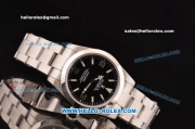 Rolex Explorer Rolex 3131 Automatic Stainless Steel Case with Stainless Steel Strap and Black Dial