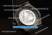 Hublot Big Bang Sang Bleu 9015 Automatic PVD Case with Black Dial Arabic Numeral Markers and Genuine Leather Strap