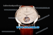 Vacheron Constantin Malte Tourbillon Asia Automatic Steel Case with Stick Markers and White Dial