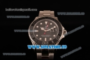 Rolex Yachtmaster I Asia Automatic Full Steel with Black Dial and White Markers