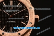 Audemars Piguet Royal Oak 41MM Clone Calibre AP 3120 Automatic Full Rose Gold with Black Dial and Stick Markers (EF)