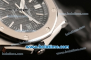 Audemars Piguet Royal Oak Offshore Diver Swiss ETA 2824 Automatic Steel Case with Black Dial and White Stick Markers - 1:1 Original