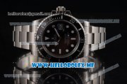 Rolex Submariner Clone Rolex 3135 Automatic Stainless Steel Case/Bracelet with Black Dial and Dot Markers (BP)