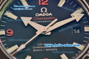 Omega Seamaster Planet Ocean 8500 Clone Automatic Steel Case with Steel Strap Black Dial 1:1 Clone