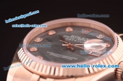 Rolex Datejust Oyster Pertual Automatic with MOP Dial and Full RG Case and RG Strap-ETACoating