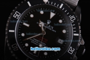 Rolex Sea-Dweller Pro-Hunter Swiss ETA 2836 Automatic Movement Silver Case With Black Dial and Case-Air Vent Edition-2008 New Version