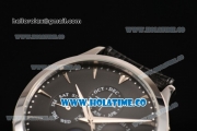 Jaeger-LECoultre Master Perpetual Calendar Asia Automatic Steel Case with Black Dial and Stick Markers