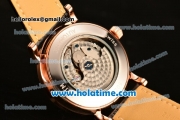 Patek Philippe Calatrava 2813 Automatic Rose Gold Case with Black Dial and Arabic Numeral Markers