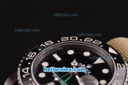 Rolex GMT-Master Pro-Hunter Asia 2813 Automatic Movement PVD Case with Ceramic Bezel and Black Dial