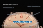 IWC Portofino Chrono Swiss ETA 2824 Automatic Steel Case with White Dial and Rose Gold Stick Markers