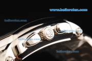 Franck Muller Conquistador King Chronograph Swiss Valjoux 7750 Automatic Movement Full Steel with Black Dial and Arabic Numerals
