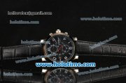 MontBlanc Timewalker Twinfly Asia Automatic Steel Case with Stick/Arabic Numeral Markers PVD Bezel and Black Dial