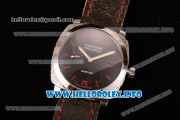 Panerai Radiomir 1940 3 Days Bamford PAM 514 Clone P.9000 Automatic Steel Case with Black Dial and Brown Leather Strap (KW)