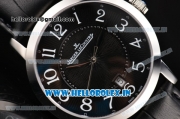 Jaeger-LECoultre Rendez-Vous Swiss ETA 2824 Automatic Steel Case with Black Dial and Arabic Numeral Markers